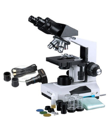 Microscopio binocular