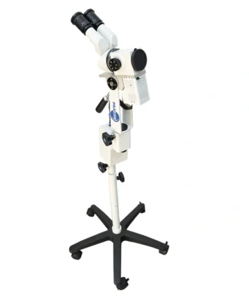 Colposcopio de pedestal PRZ-25 con luz LED y aumento óptico para ginecología