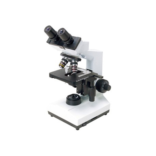 Microscopio binocular