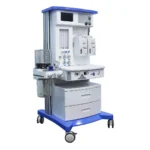 Lado derecho de la máquina de anestesia PRZ-AN060 con componentes visibles.