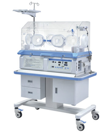 Incubadora Térmica Neonatal con Altura Ajustable y Gabinete con Cajones NK-10B