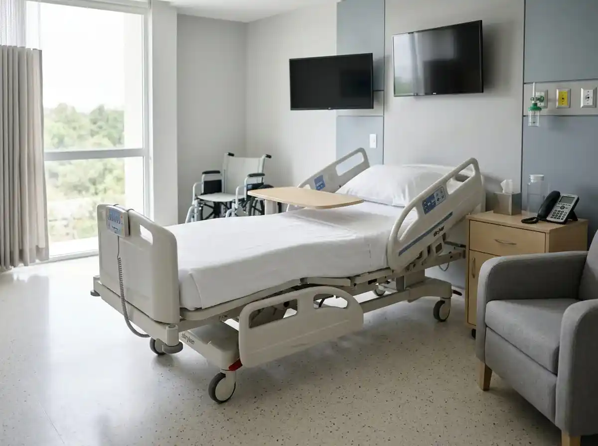 Equipo y mobiliario para hospitalización